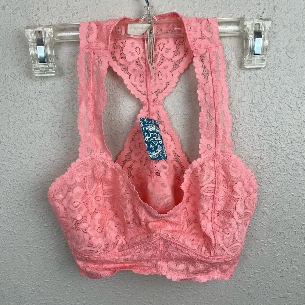 NWT We The Free Cropped Lace Camisole Top Size XS